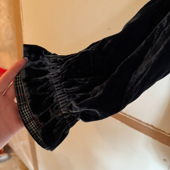 Foxcroft Riven Plush Velvet Shirt size 16, - Picture 4 of 6